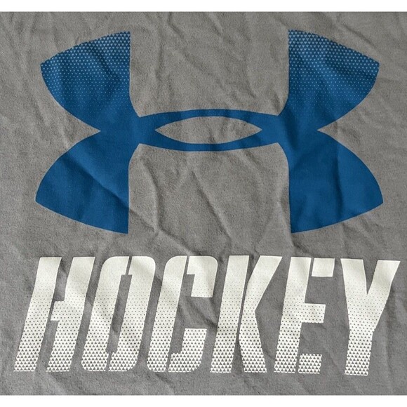 Under Armour Charged Heat Gear Hockey Gray Short Sleeve Tee Mens Size Small - Picture 3 of 10